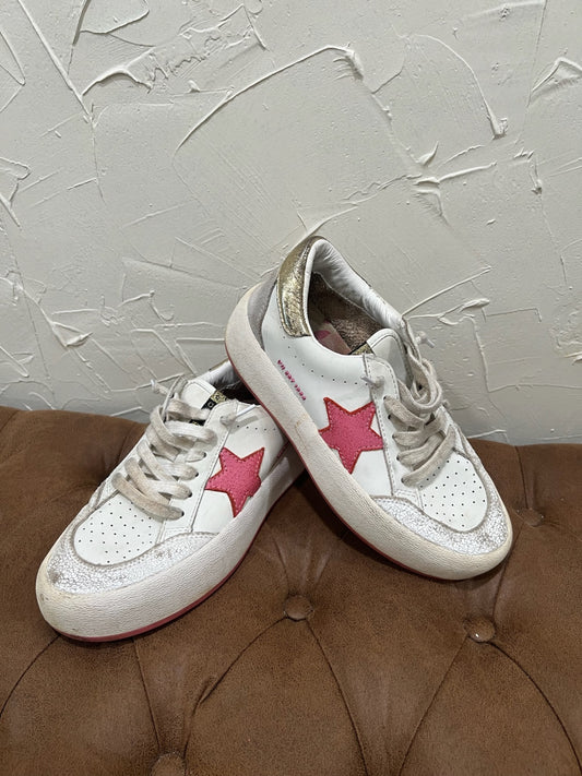 Vintage Havanas Shoes 8 White and pink