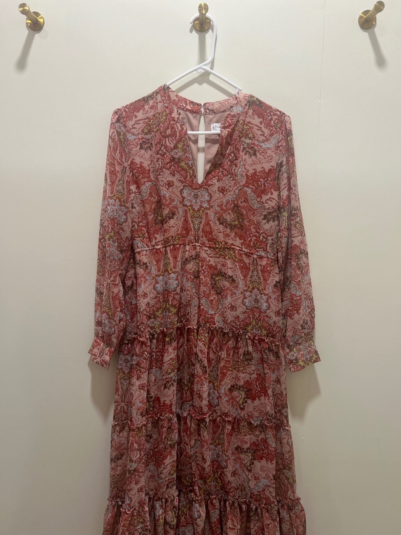 Dress Small Pink/Red Mixed