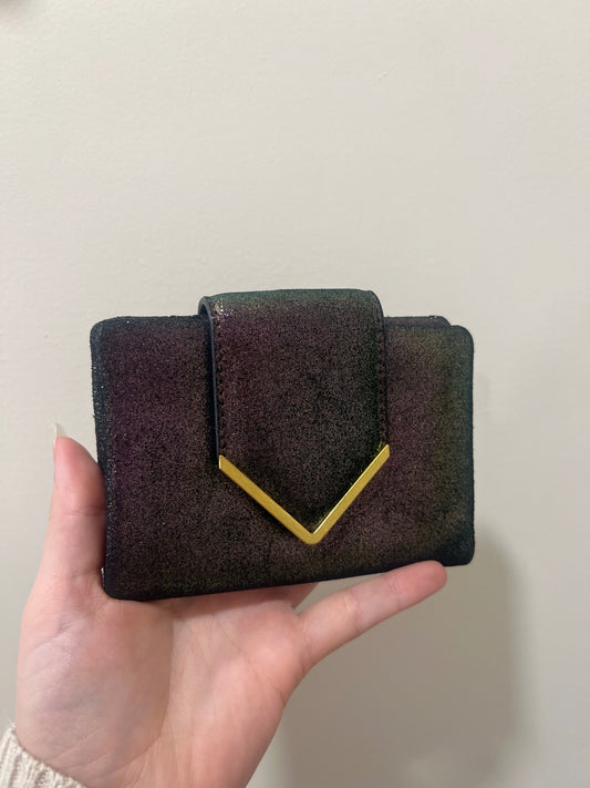 Antonio Melani Wallet Black with multicolored glitter