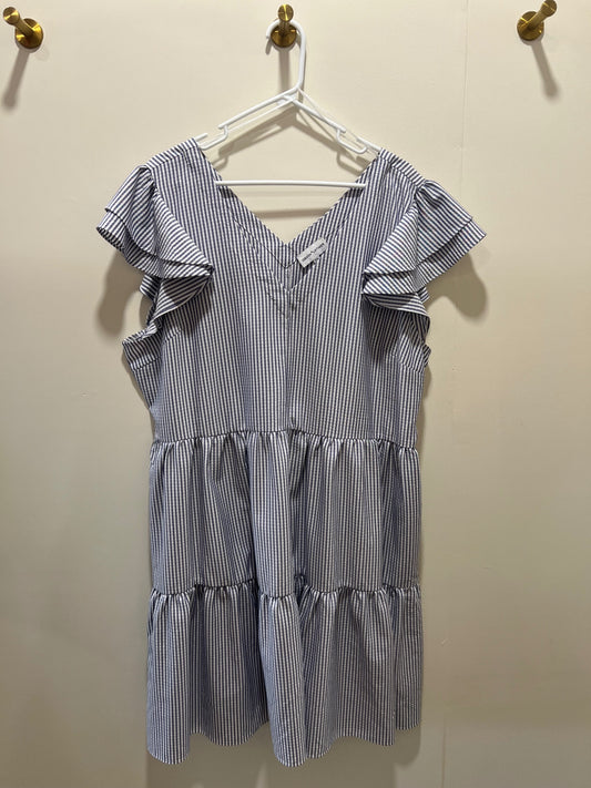 Dress XXL Blue and white striped
