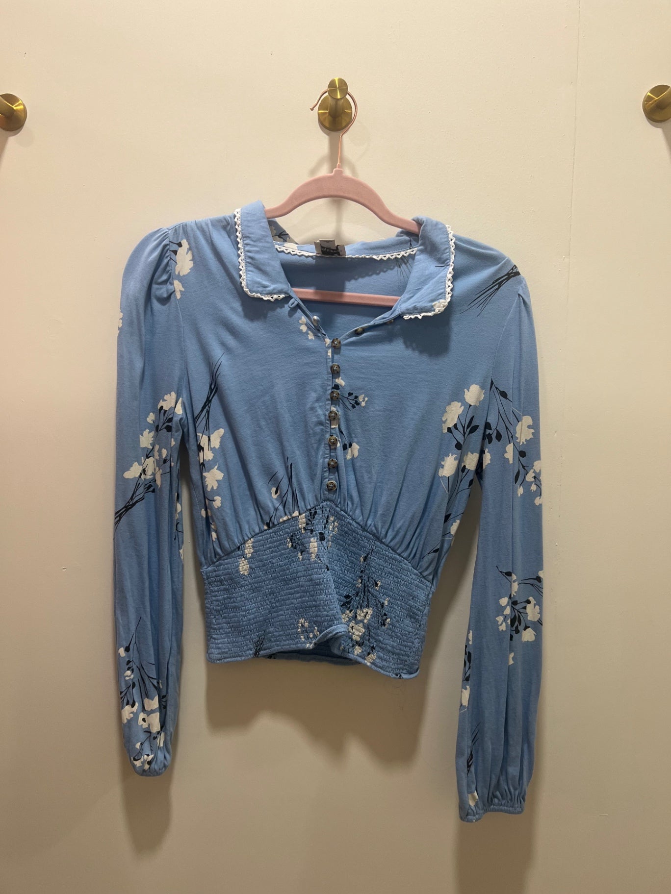 Maeve by Anthropologie Blouse XS Light blue