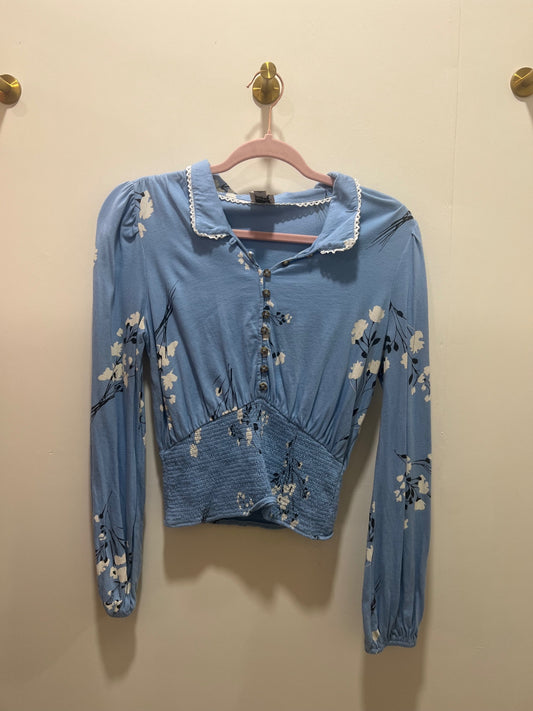 Maeve by Anthropologie Blouse XS Light blue