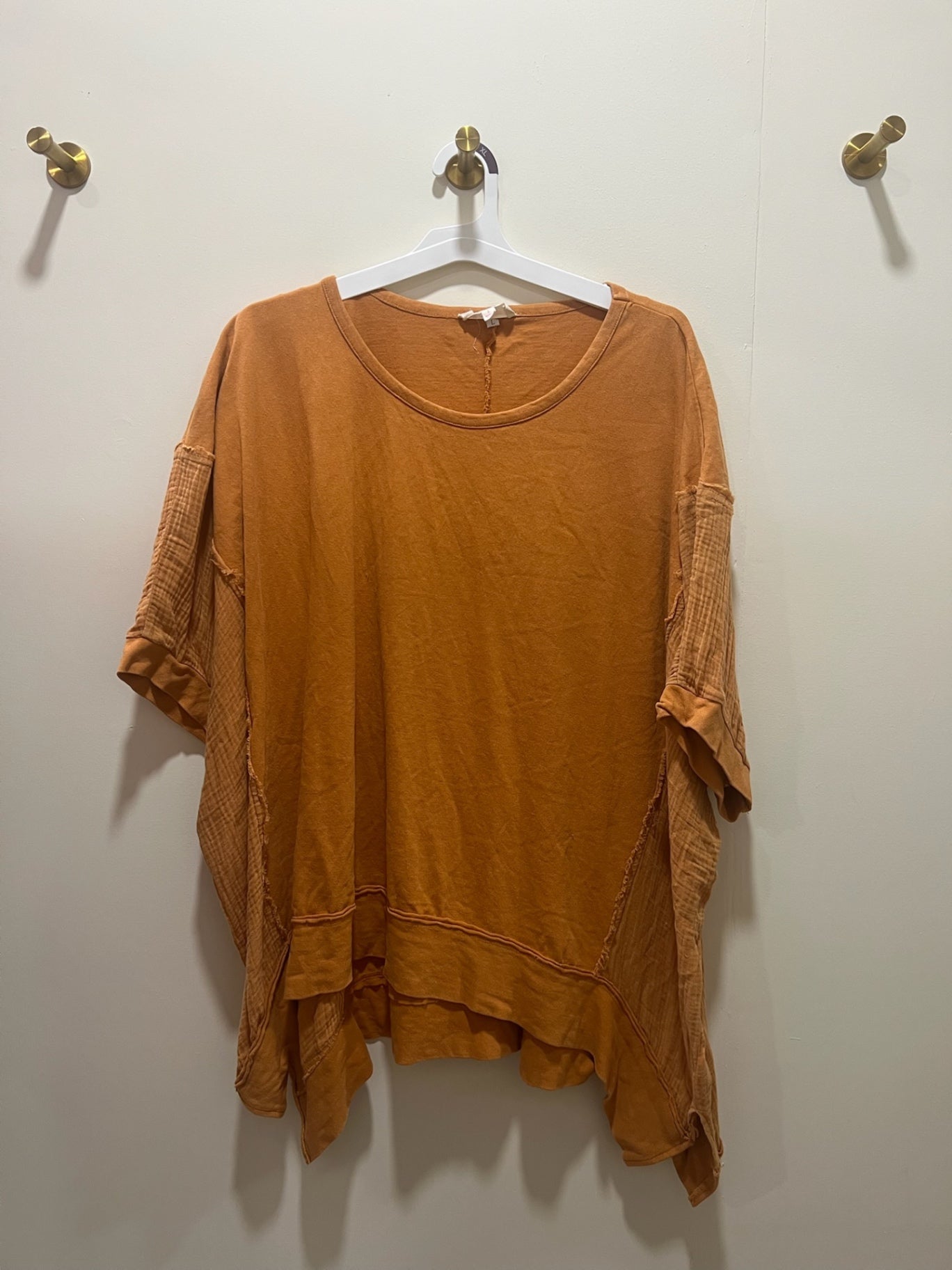 Peach Love California Top Large Orange