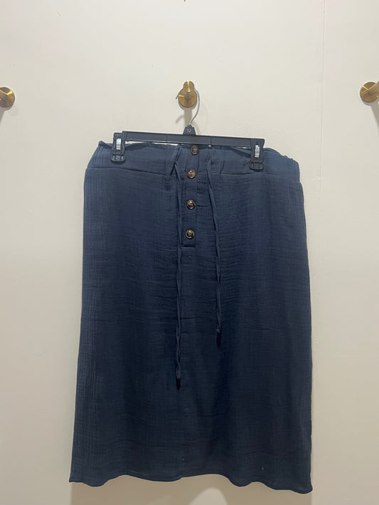 Skirt Large Navy Blue