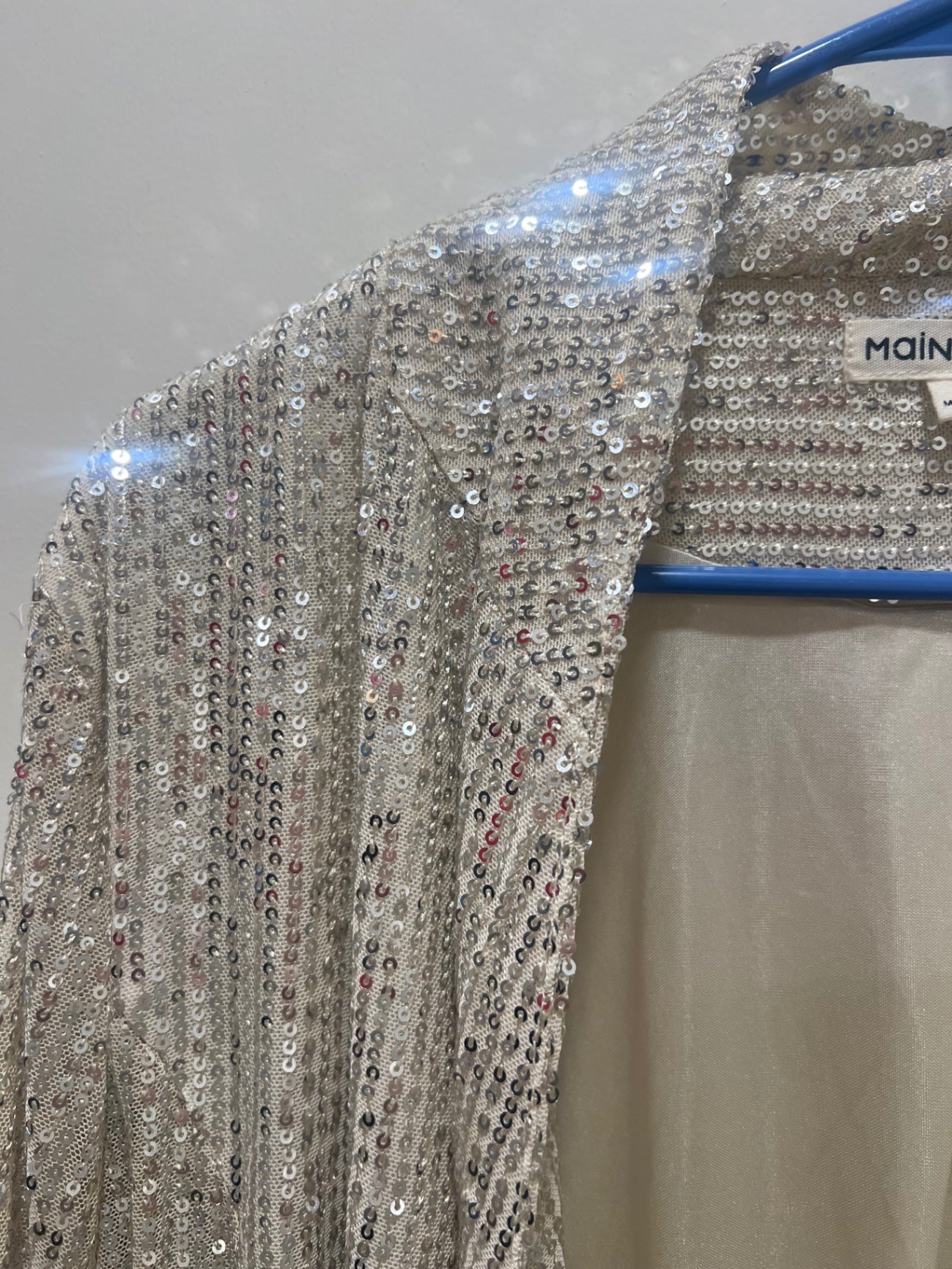 MAINSTRIP Jacket Large Silver