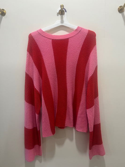 BaeVely Sweater Large Pink and Red