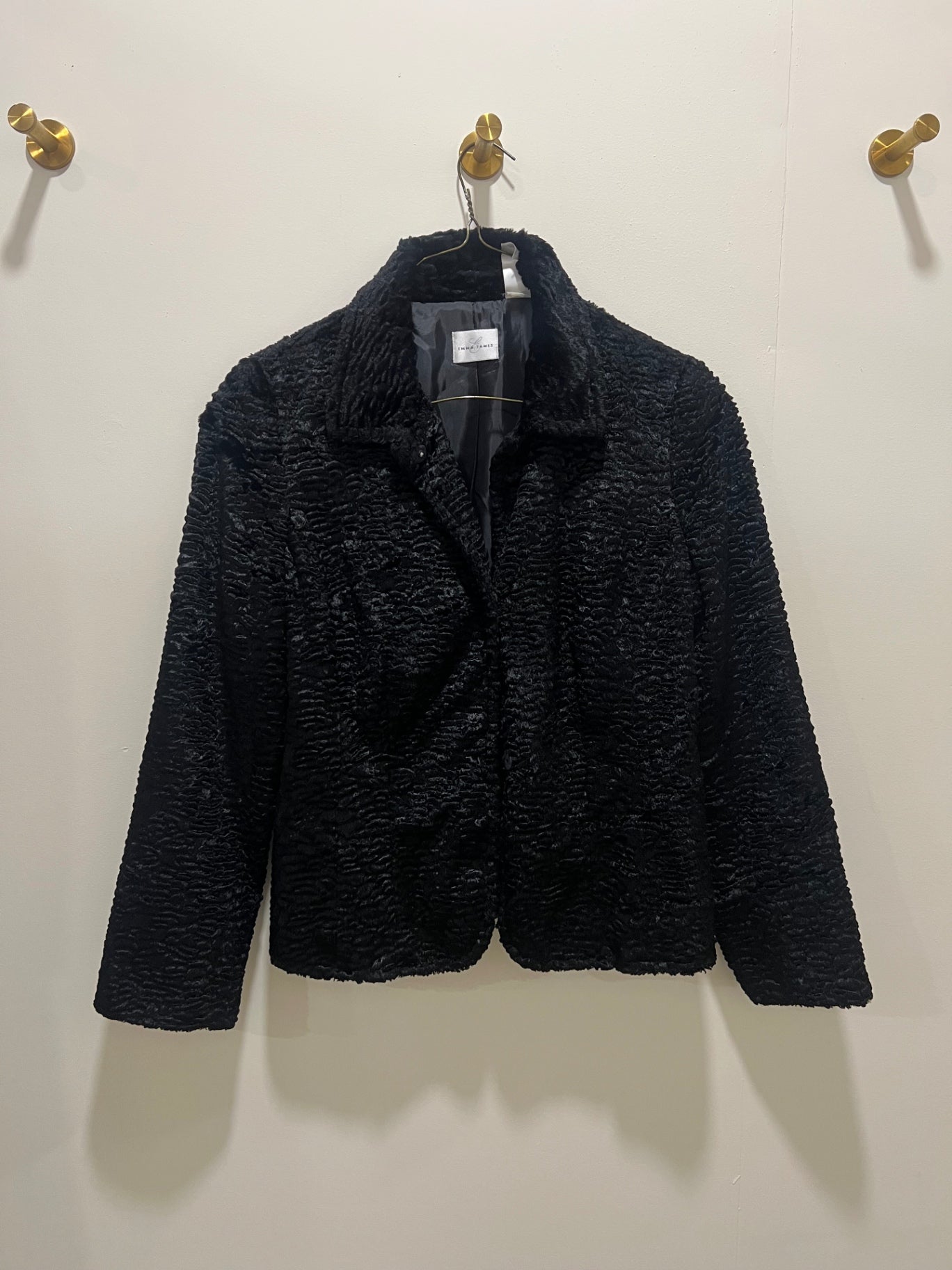 Emma James Jacket 10 Black