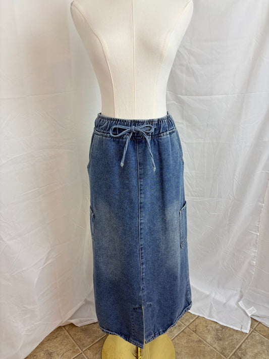 Auticloth Skirt Medium Blue