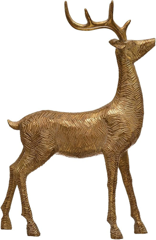 Brass Standing Deer