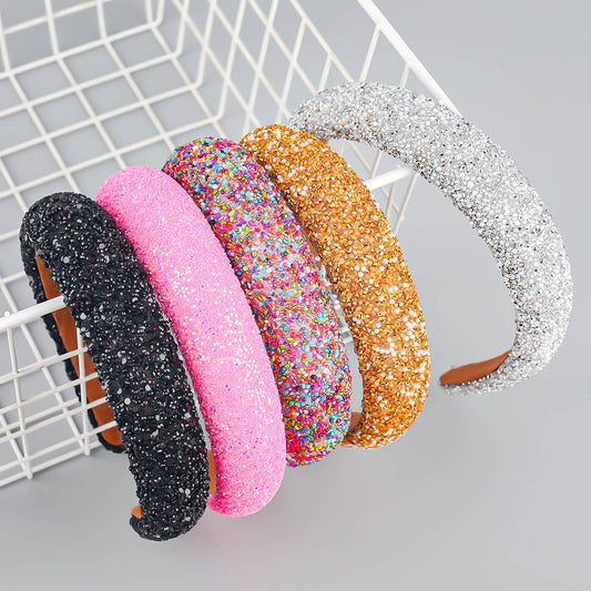 RICE BEADS DECKED ELEGANT HEADBAND