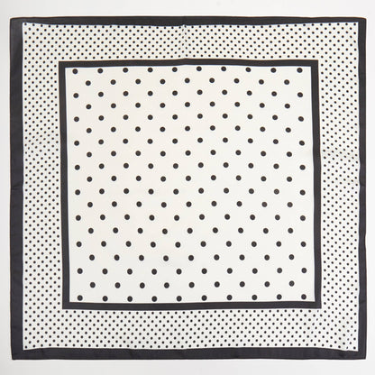 Two Sizes Polka Dots Pattern Print Bandana Scarf