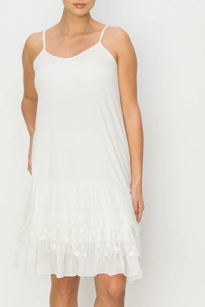 Ivory Slip Extender Dress
