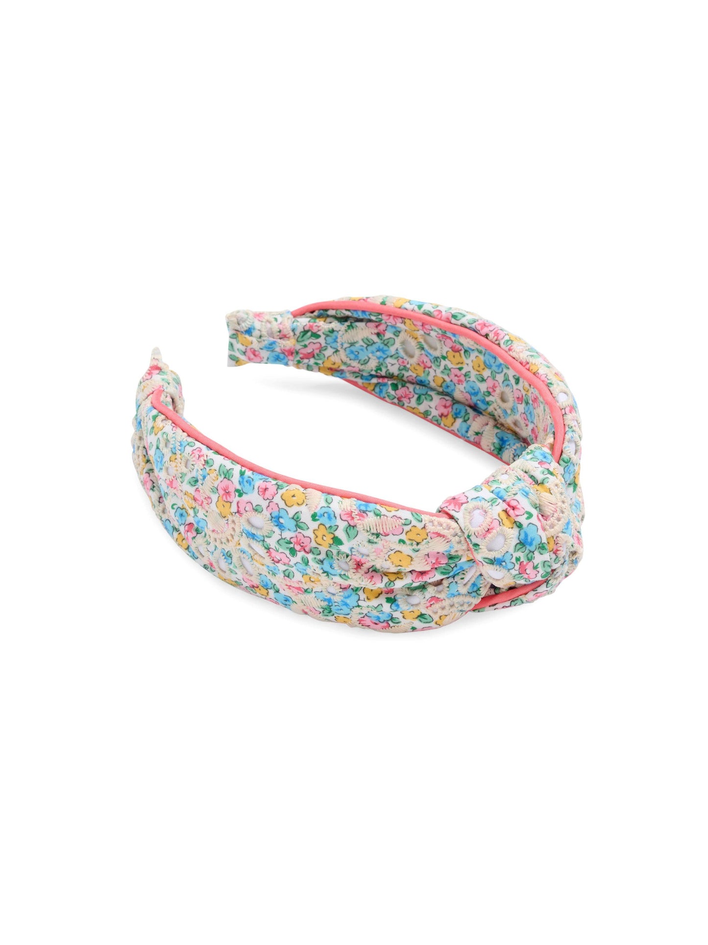QUILTED FLORAL HEADBAND