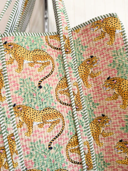 The Cheetah Girl Quilted Bag