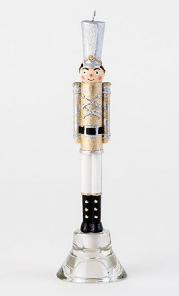 Nutcracker Taper Candle 10”