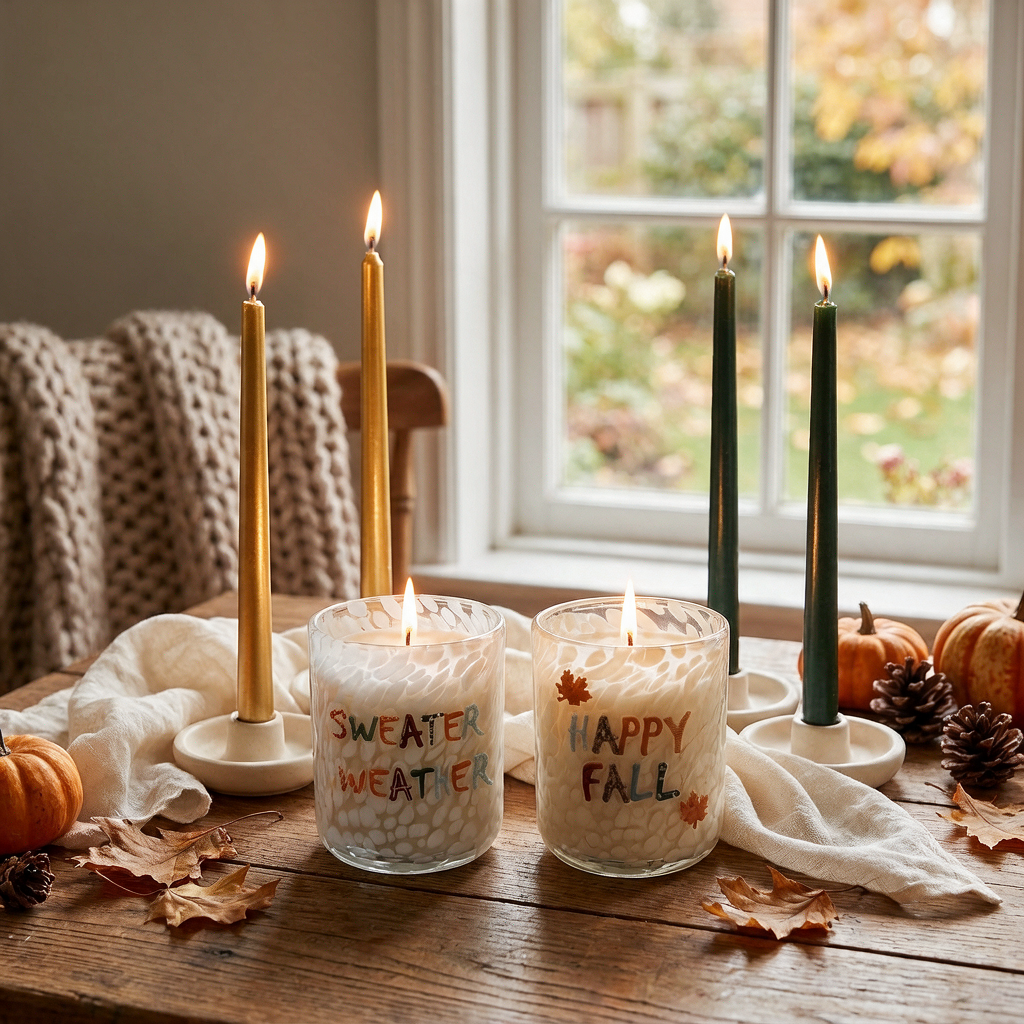 Happy Fall   12oz  Icon Candle