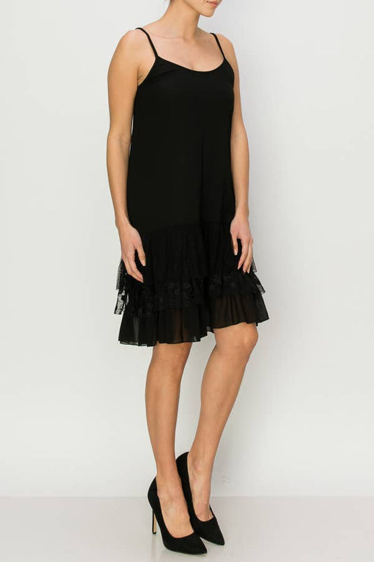 Black Slip Extender Dress
