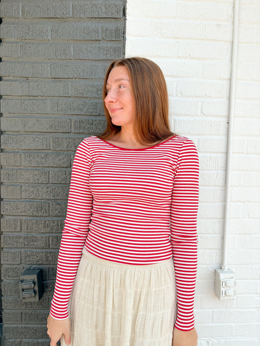 The Lacey Stripe Top