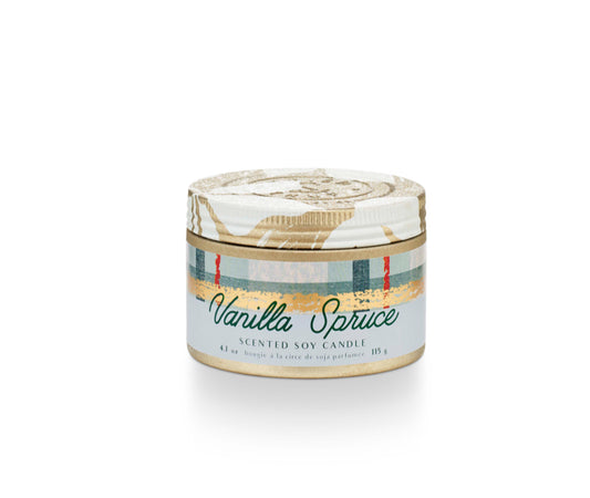 Vanilla Spruce Small Tin