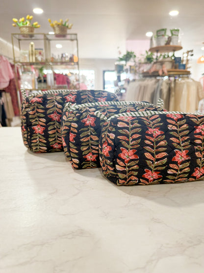 The Small Dahlias Quilted Bag