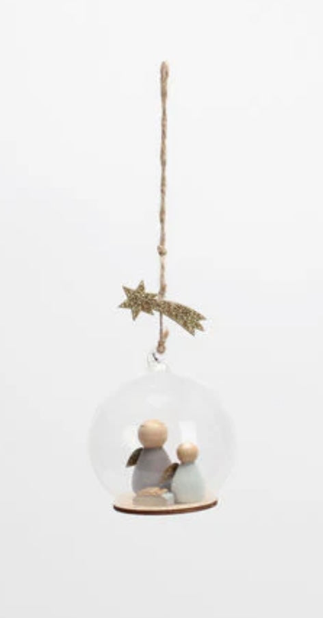 Nativity Dome Ornament