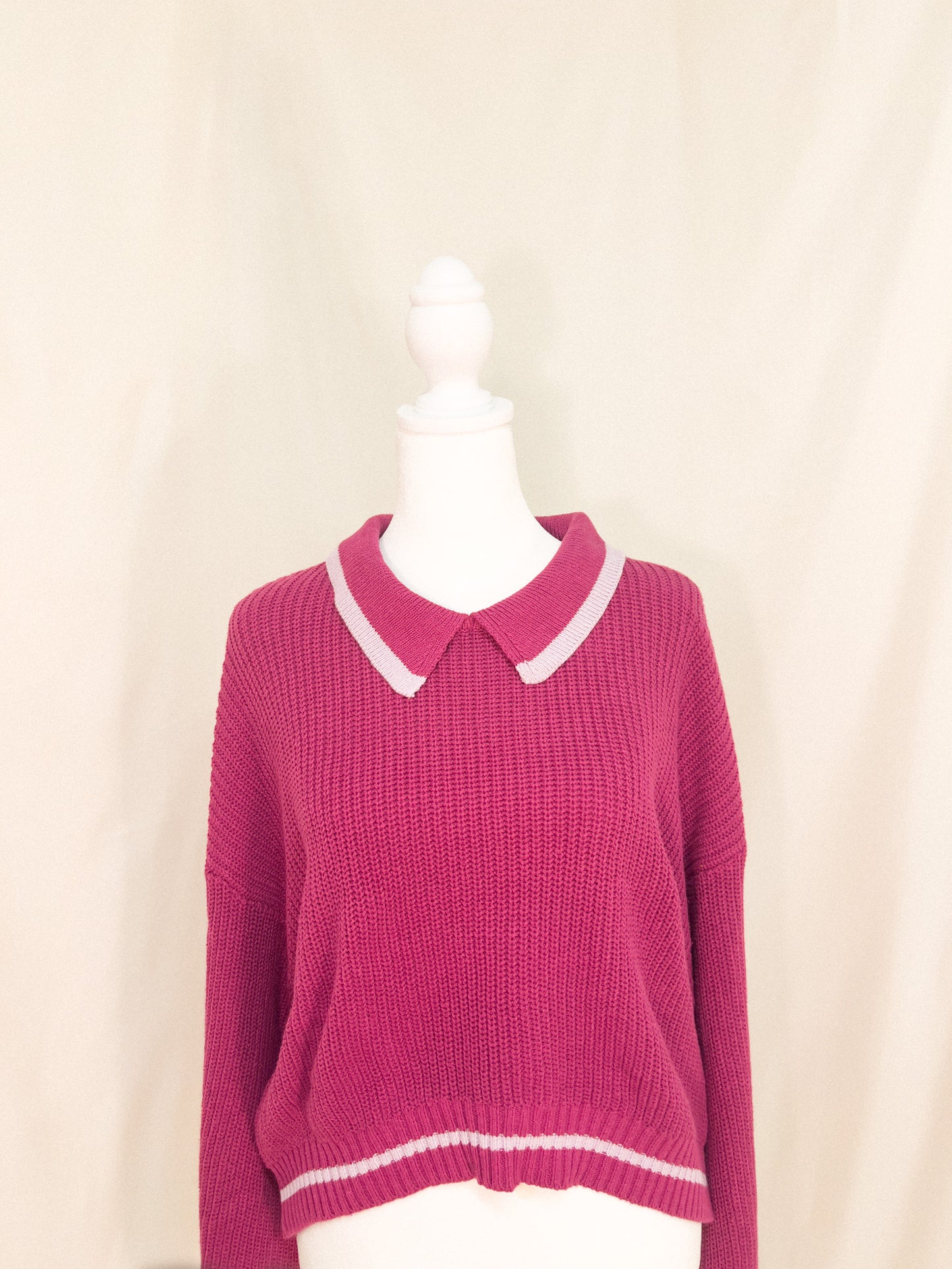 Promesa magenta sweater top