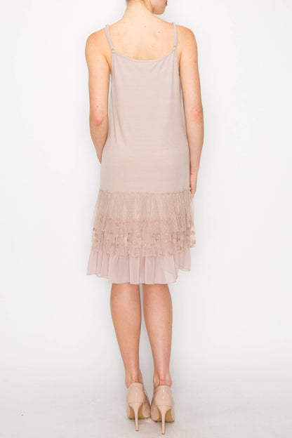 Taupe Slip Extender Dress