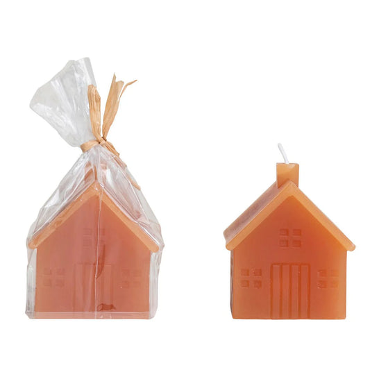 House Candle in Apricot