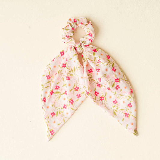 Hair Scarf-Floral Haven Pink