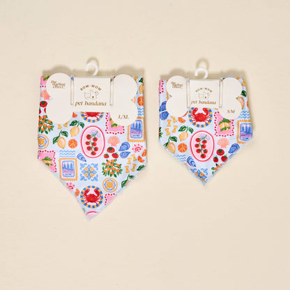 Bow-Wow Pet Bandana–Ciao Bella: S/M