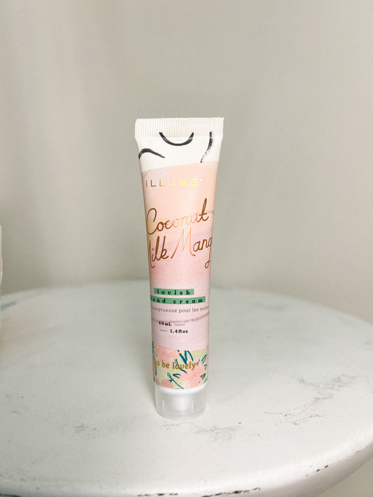 Illume coconut milk mango hand cream