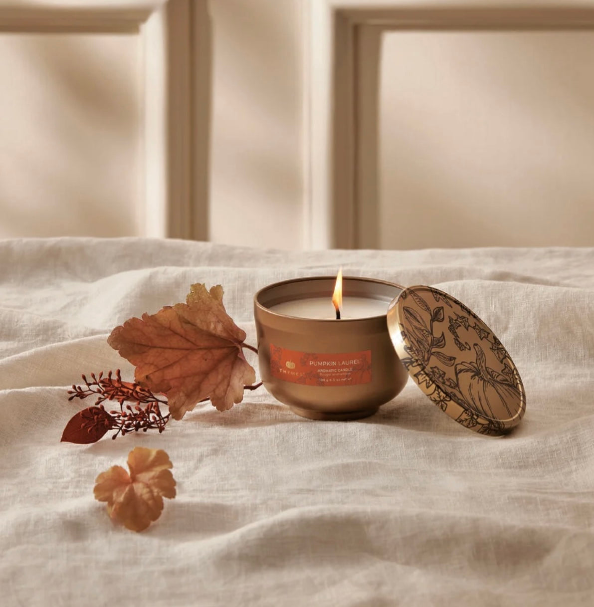 Thymes Pumpkin Laurel Candle