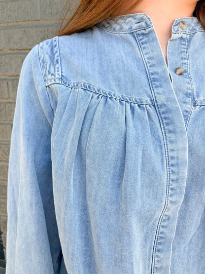 The Kayla Denim Top