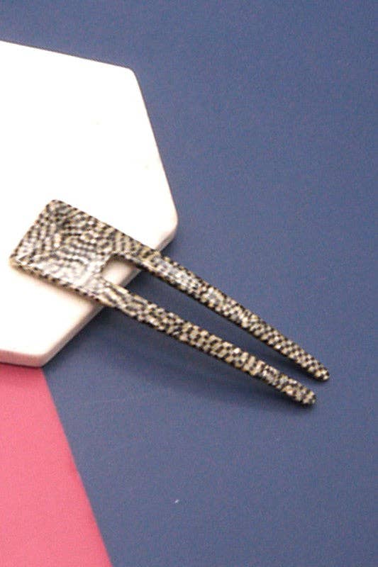 BLACK FRENCH TWIST HAIR CLIP PIN
