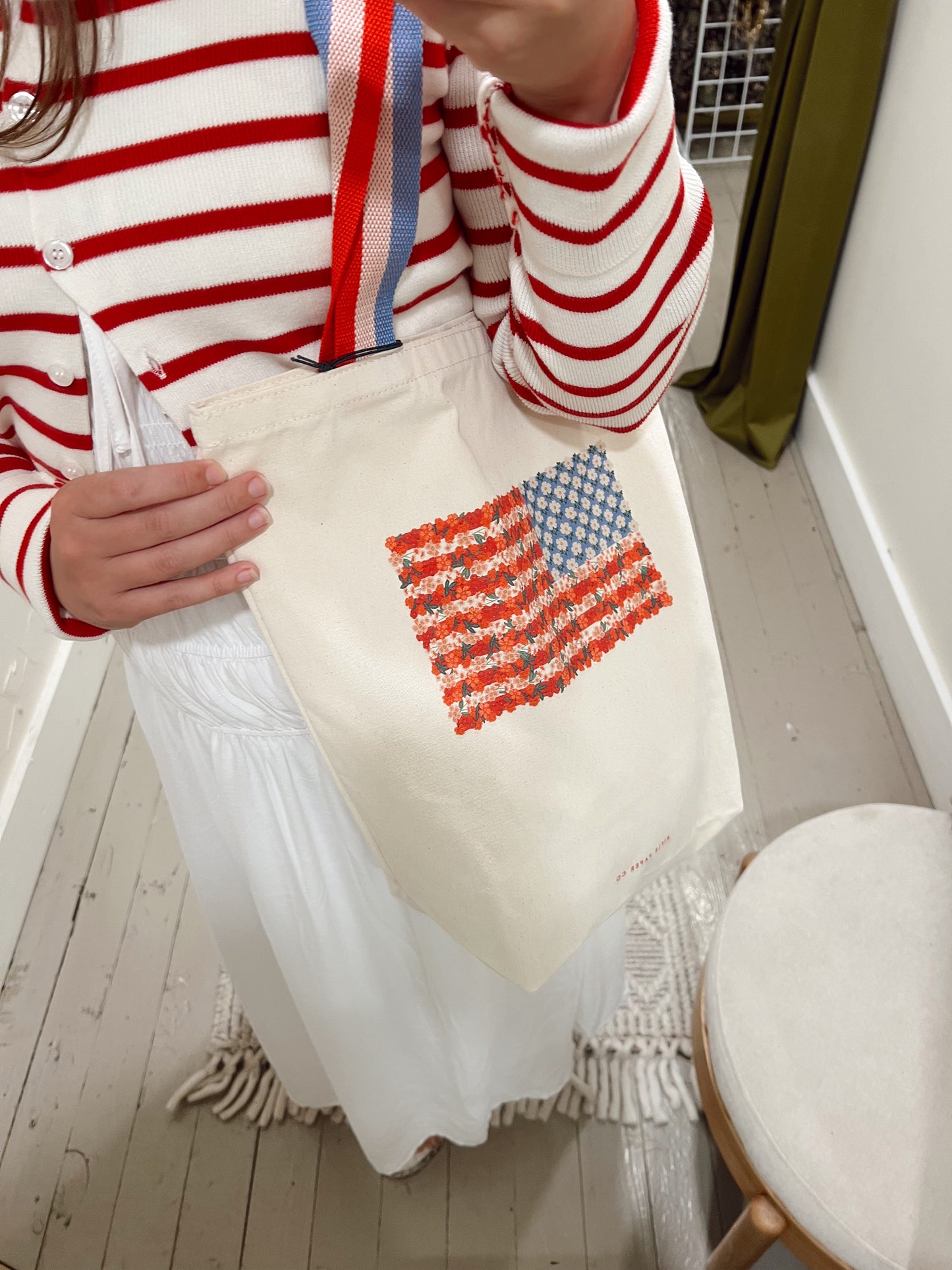 Americana Canvas Tote