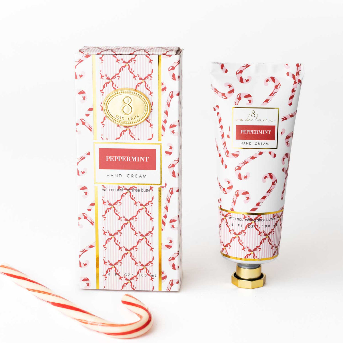 Peppermint Candy Cane Boxed Hand Cream