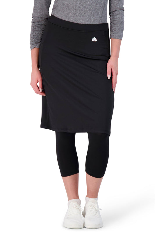 Fit Snoga Women's Athletic Skirt, Moisture Absorbing: Black / M