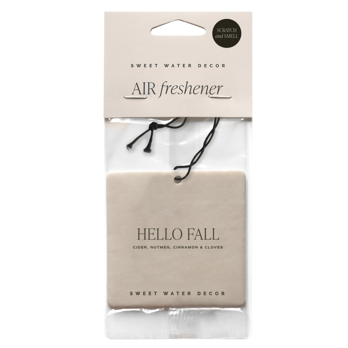 Hello Fall Hanging Air Freshener - Home Decor & Gifts