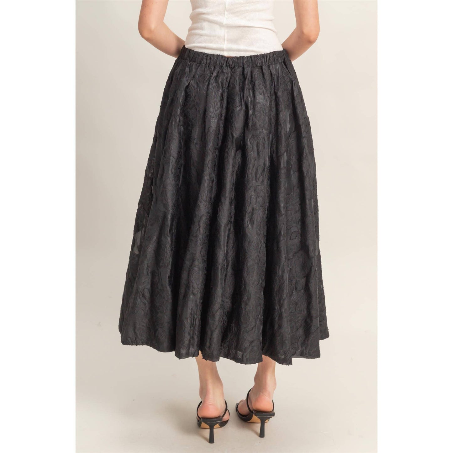 The Jacquard Maxi Skirt
