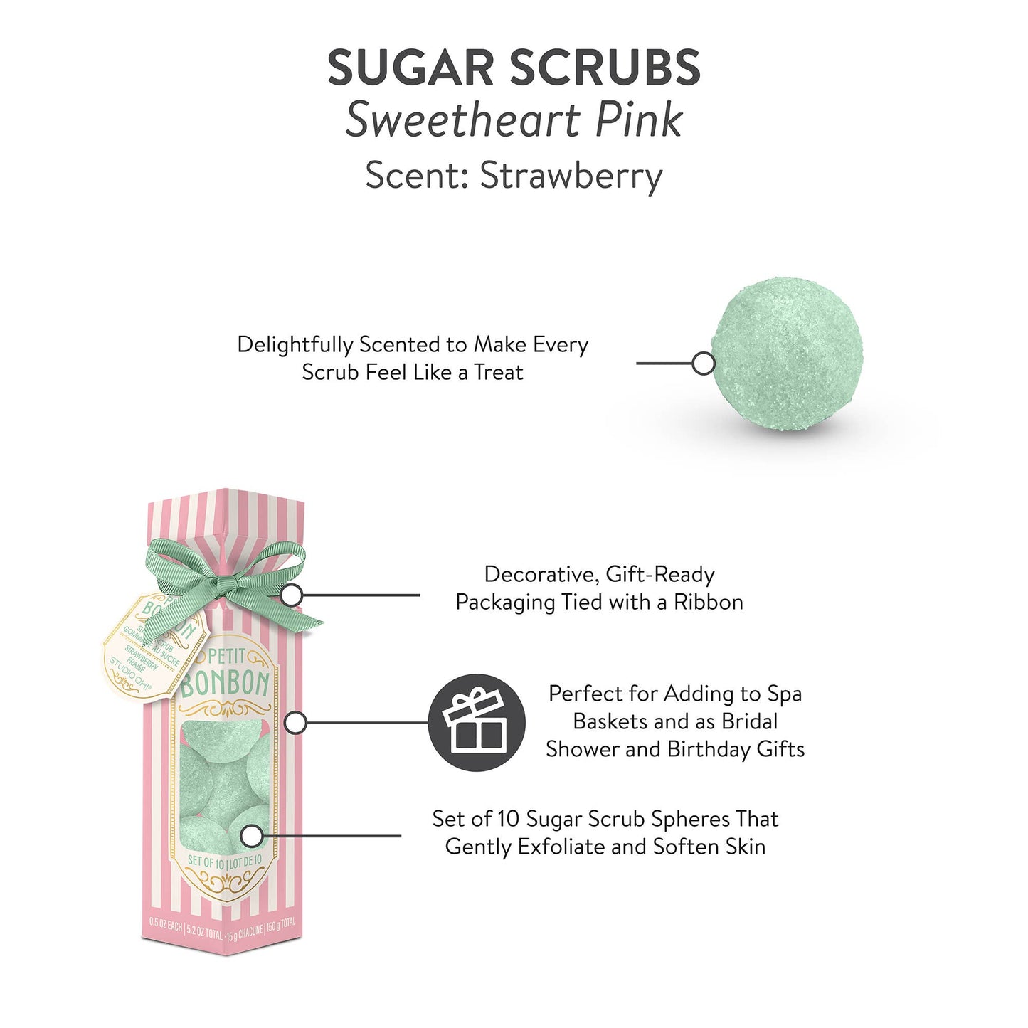 Petit Bon Bon Sweetheart Pink Sugar Scrub