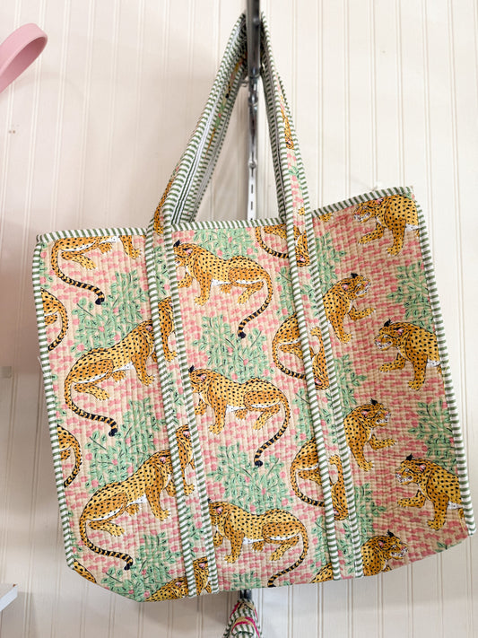 The Cheetah Girl Quilted Bag