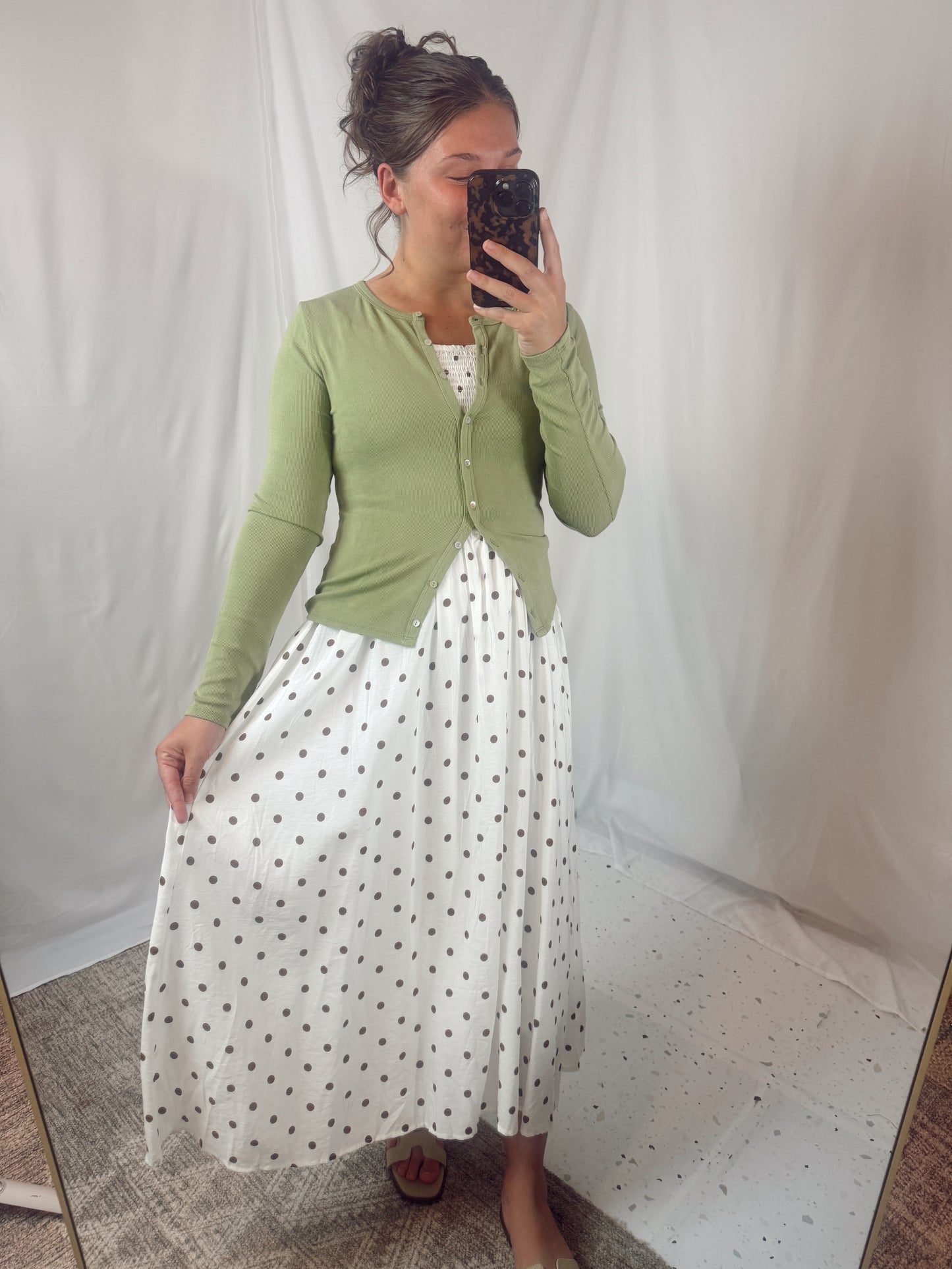 The Hailey Polka Dot Dress