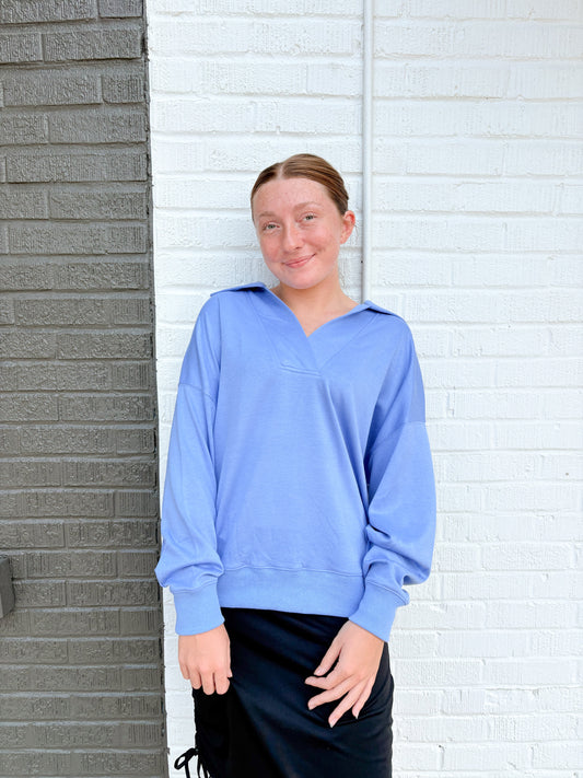 The Peri Blue Top