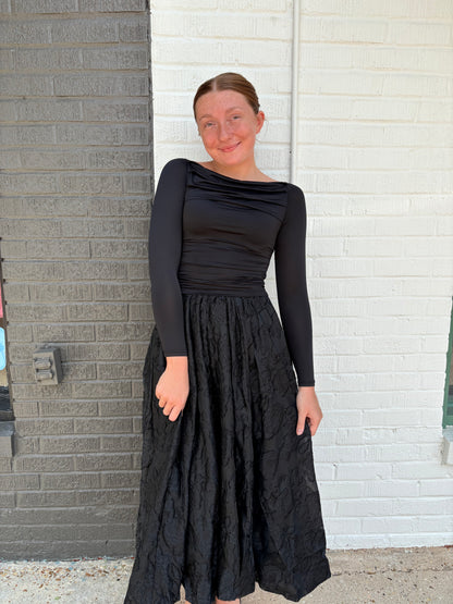 The Jacquard Maxi Skirt
