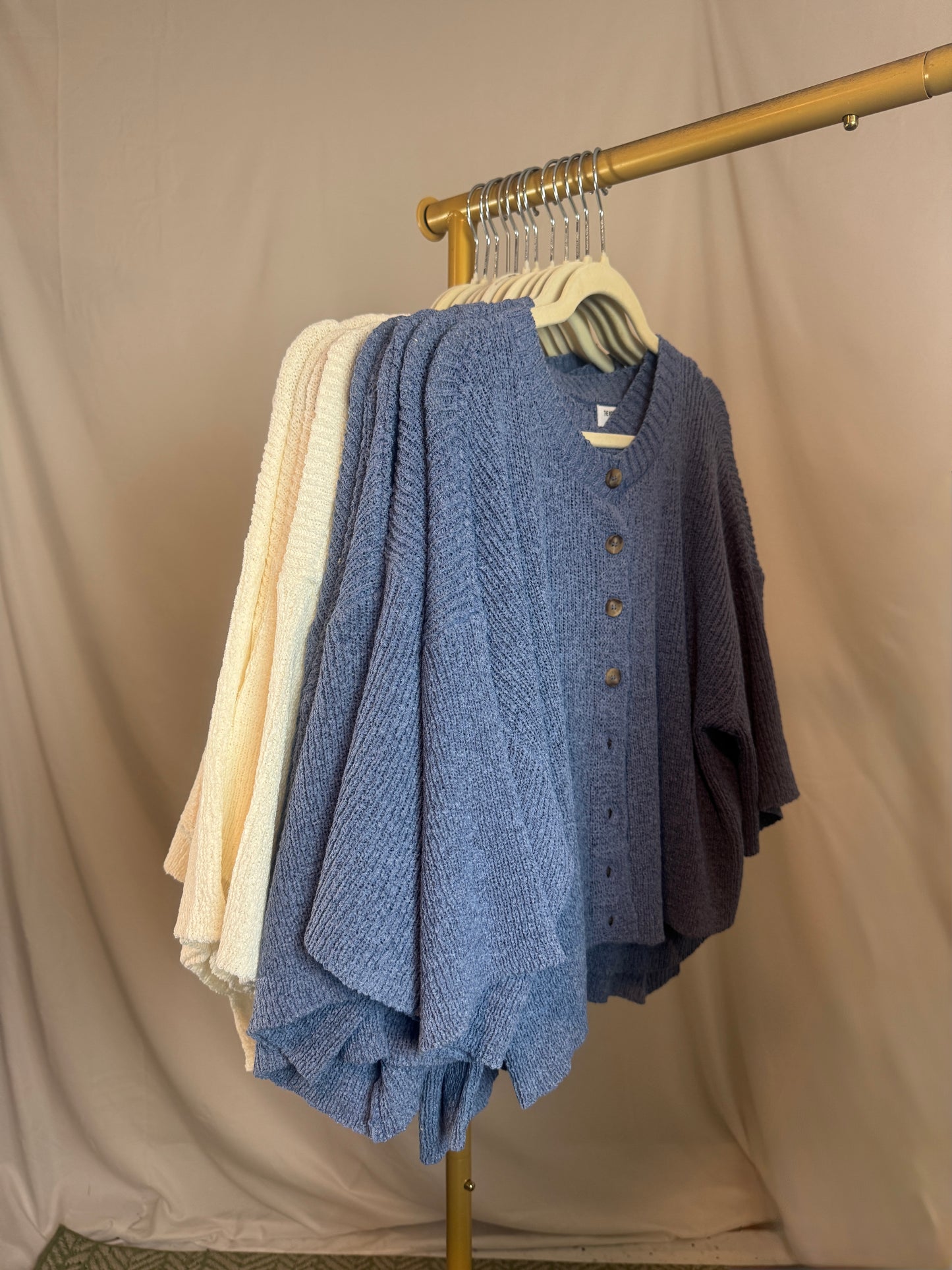 The Elise Cardigan in Blue