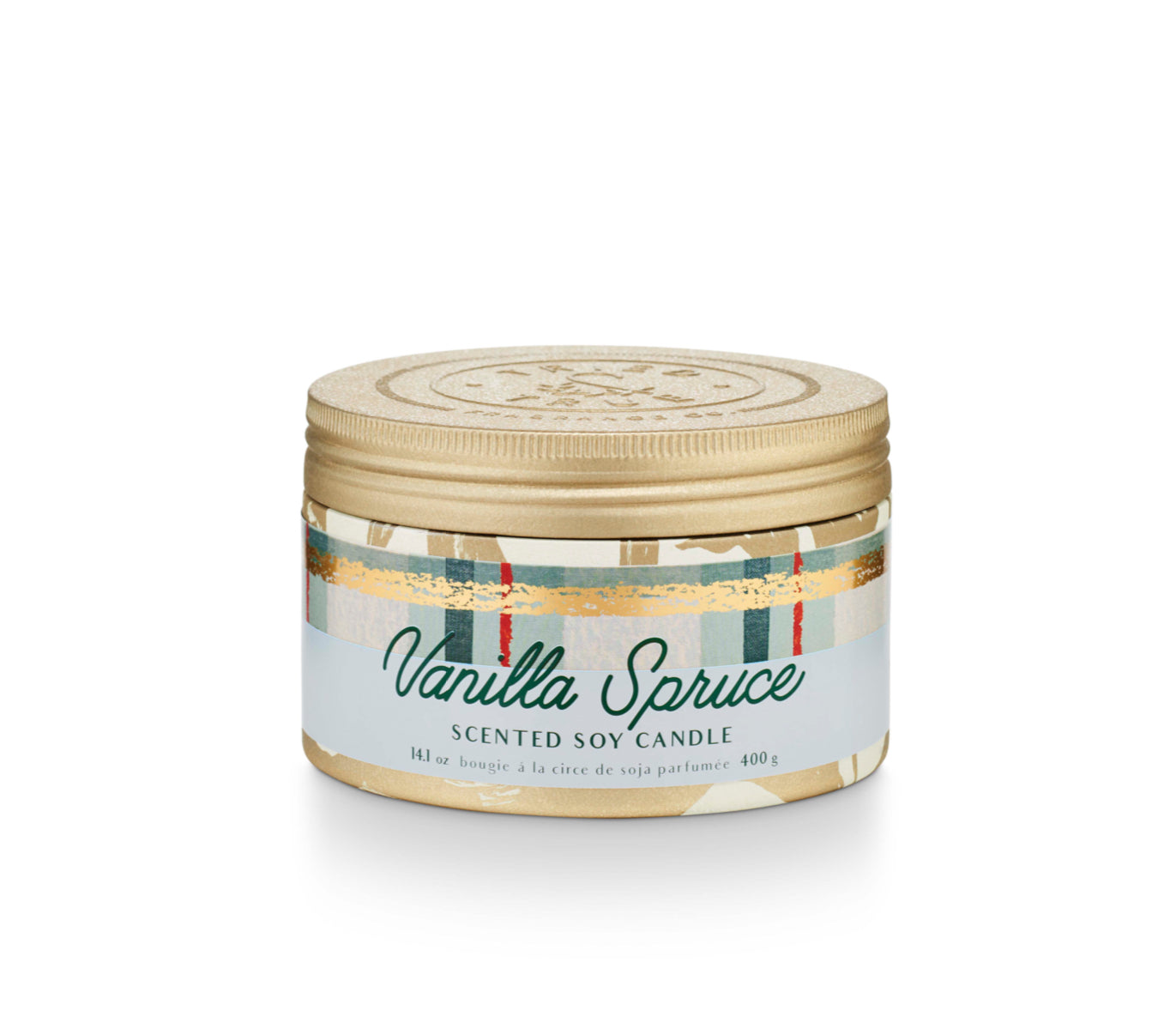 Vanilla Spruce Large Tin