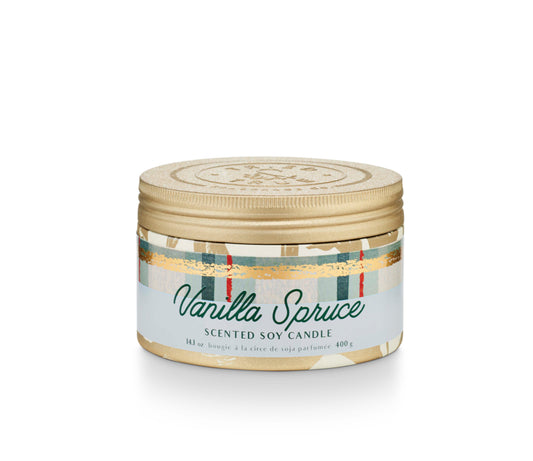 Vanilla Spruce Large Tin