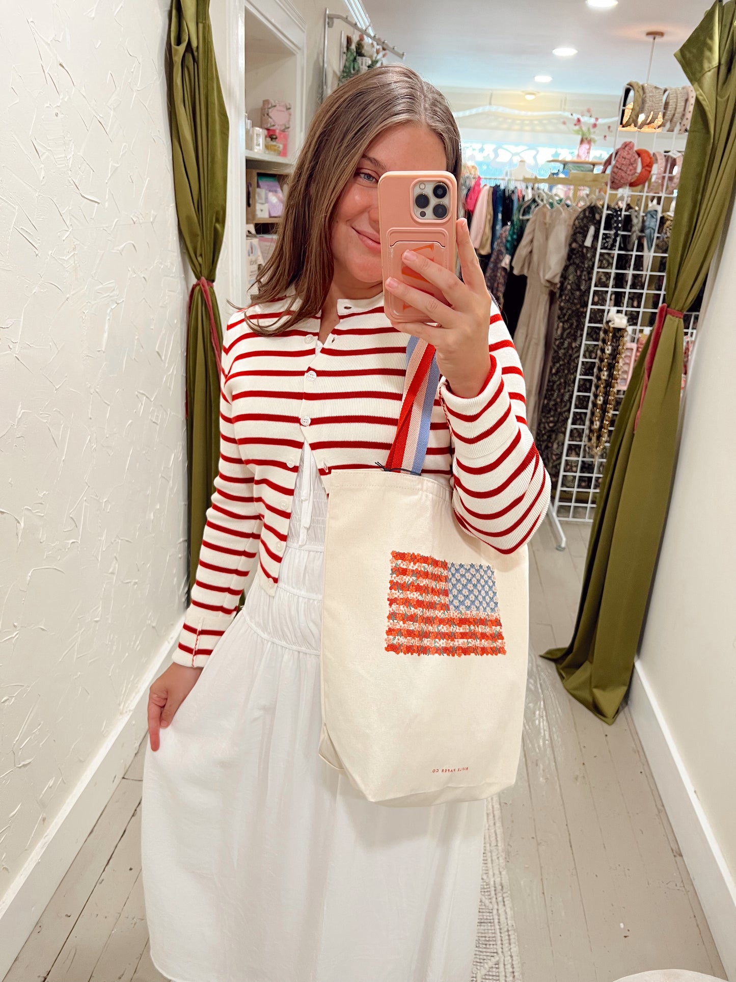 Americana Canvas Tote