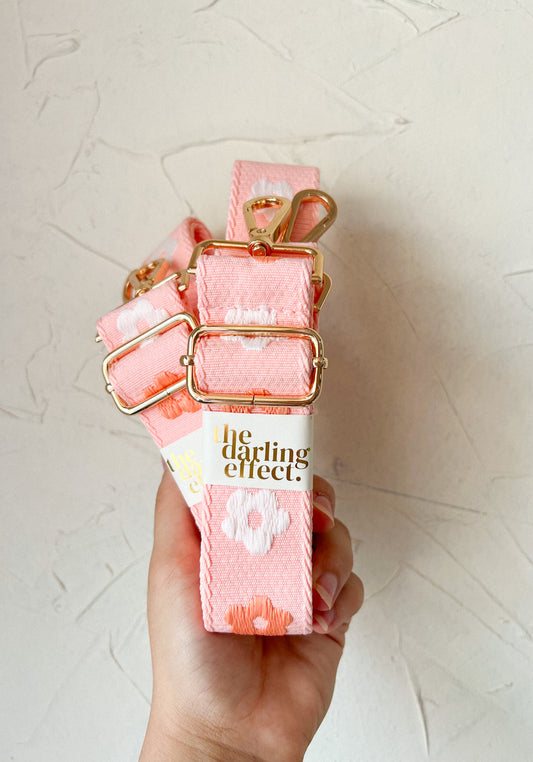 The darling effect - pink crossbody strap