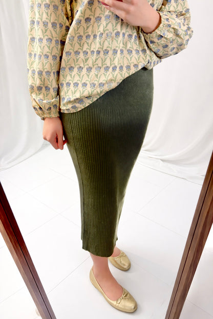The Mabel Skirt in Green
